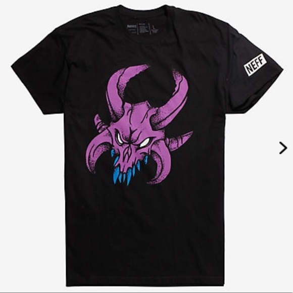 NWT NEFF FORTNITE RAGNAROK black mask face shirt L - Picture 10 of 13